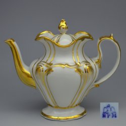 Buckauer Porzellanmanufaktur, Kaffeekanne um 1850, D0652-138-02