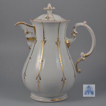 Buckauer Porzellanmanufaktur, Kakaokanne um 1850, D0996-260-0