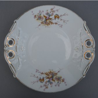 Buckauer Porzellanmanufaktur, Kuchenschale um 1885, D0747-017-07