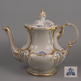 Buckauer Porzellanmanufaktur, Teekanne um 1850, D1130-288-36