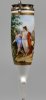 Johann Heinrich Ramberg (1763-1840), Hermes und Aphrodite-1, Porzellanmalerei im Biedermeier, D2007